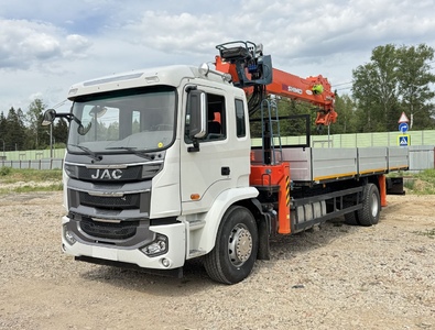 JAC N180 (МРМ 20т) КМУ SHIMEI KTS-SK8E5 (8т) БОРТ 8,2×2,55×0,6